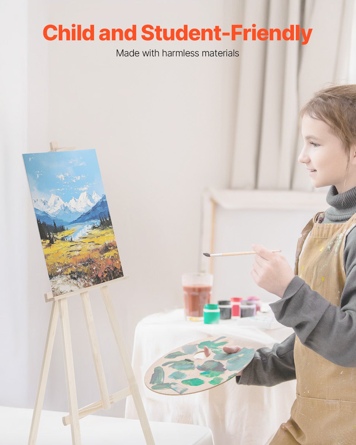 Toile Blanche Peinture,Lot de VEVOR 32,4 Tailles,Toile à Peindre pour Croquis,Peinture Acrylique et à l'Huile,pour Enfants et Professionnels - 5