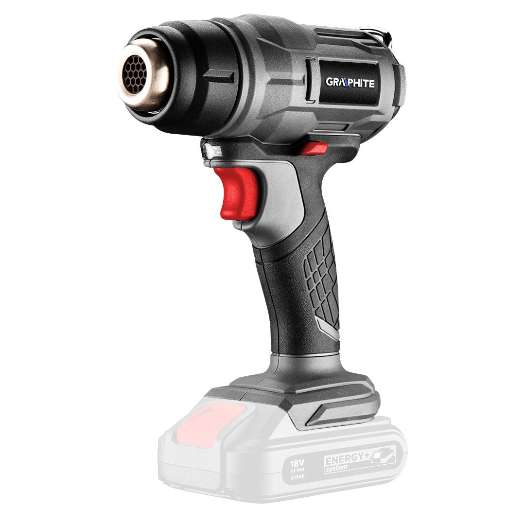 Suflanta (pistol)cu aer cald Energy+ 18V, Li-Ion, temperatura 550°C (fara acumulator inclus) 58G082