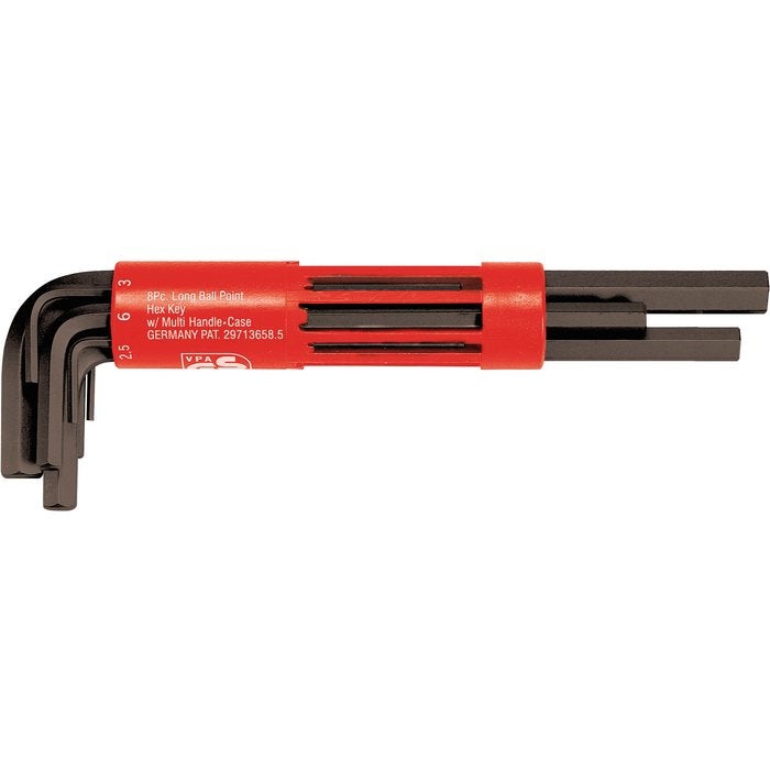 Jeu De 8 Clés Mâles Longues KS Tools - 6 Pans Métriques - Acier Trempé