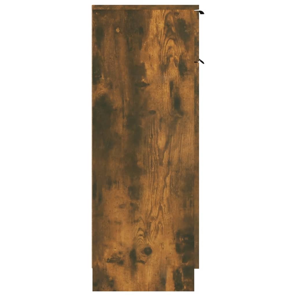 Armoire de bain Chêne fumé 32x34x90 cm Bois d'ingénierie vidaXL - 6