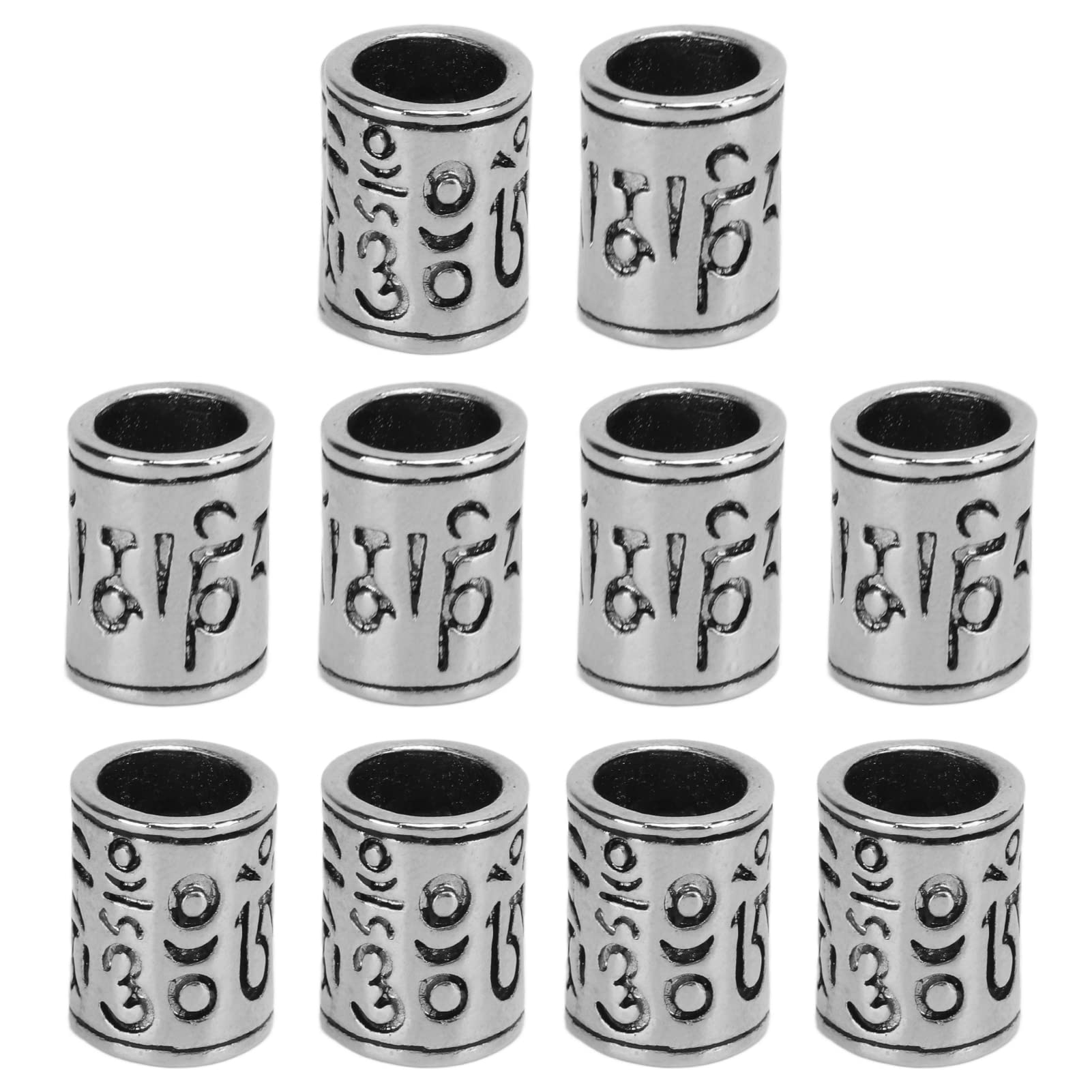 Perline E Ciondoli Unicraftale - 24 Pezzi 3 Colori, Lega Per Braccialetti, Capelli O EDC, Stile Spartano Europeo