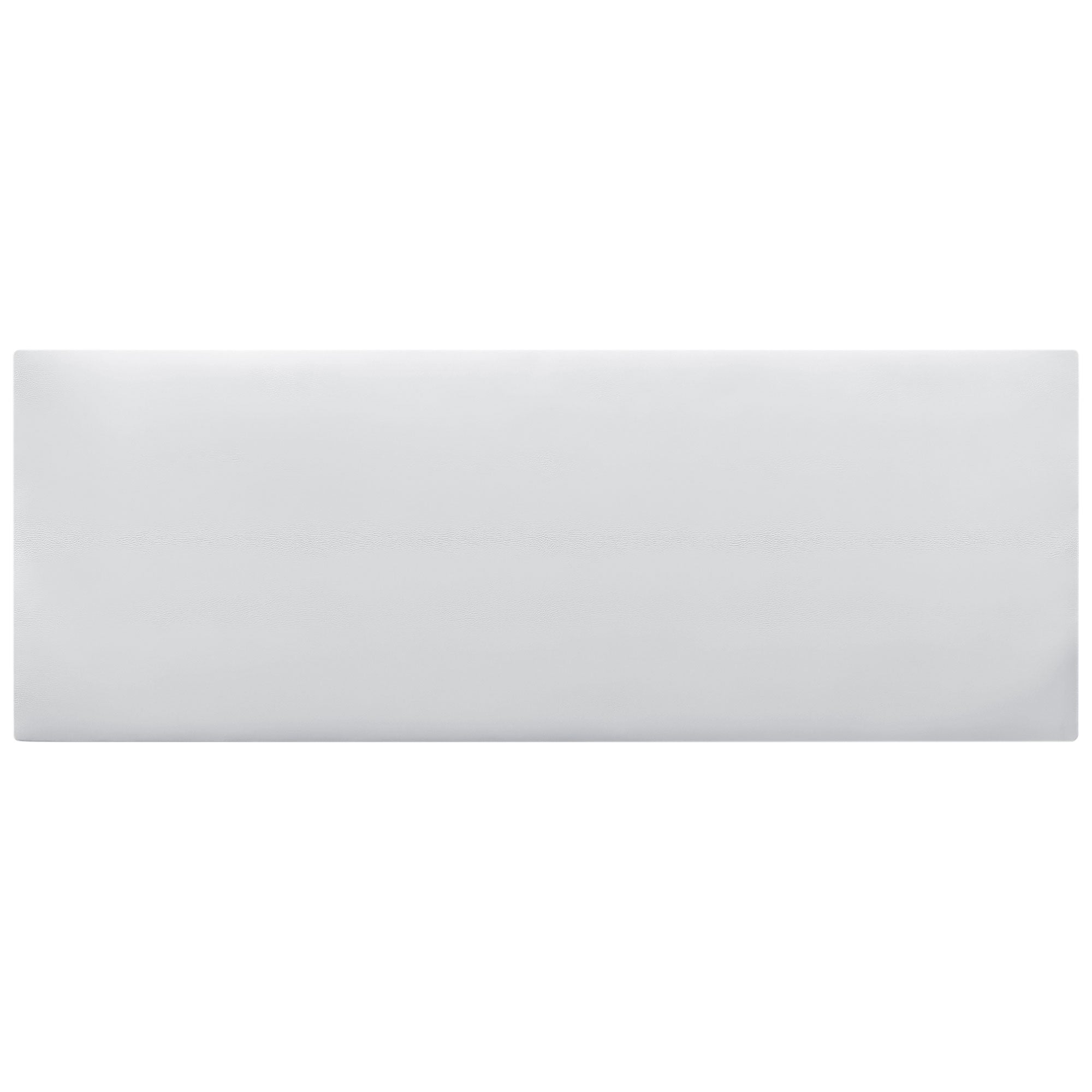 DHOME Cabecero de Polipiel Liso cabeceros Cabezal tapizado Cama (Polipiel Blanco, 135cm (Camas 120/135/140)) - 2