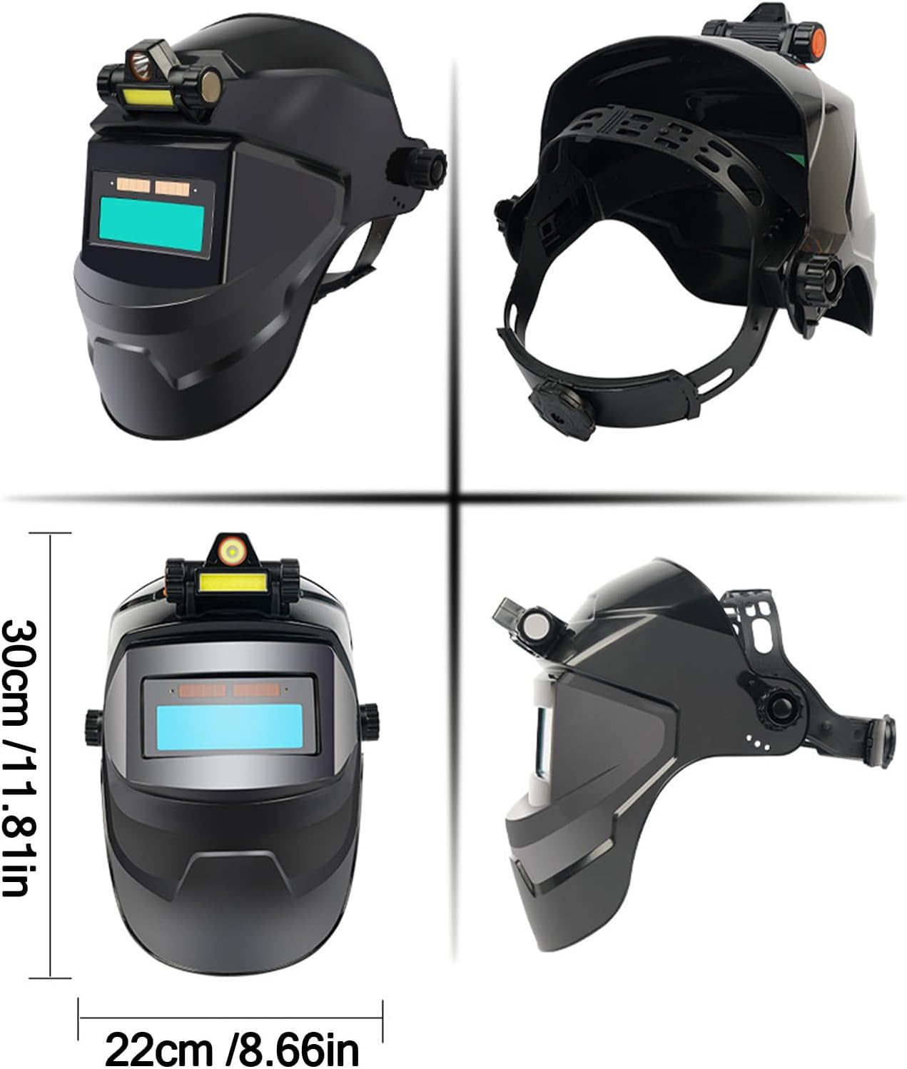 Casque De Soudage Auto-obscurcissant – Solaire, TIG/MIG/MMA, TOOLIOM