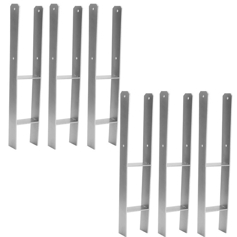 Lot De 25 Supports De Fixation En Acier Inoxydable - Pour Clôtures, Tapis, Barres, Poteaux Ou Murs