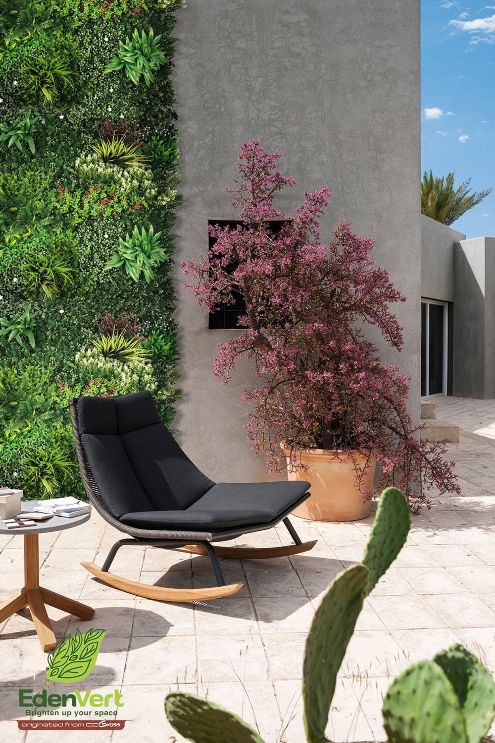 Lot de 5 murs végétaux artificiels Prairie Color 1 × 1 m – 5 m² décor fleuri intérieur extérieur - 6