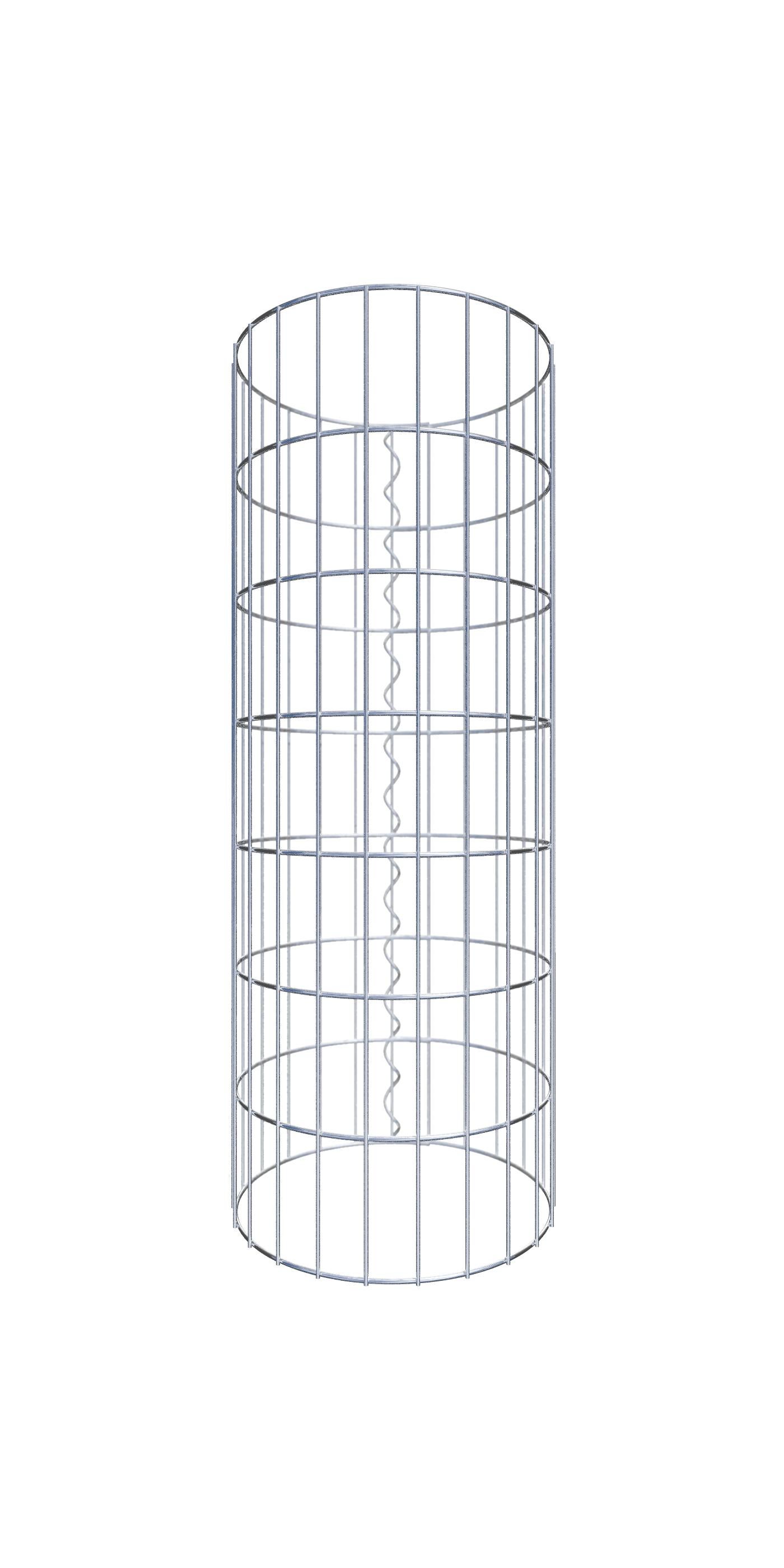 Kolumna gabionowa o średnicy 37 cm, okrągła MW 5 x 10 cm - wysokość: 0,70 m