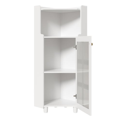 CJL Mobile Armadietto Da Bagno A Parete Con Specchio E Luce LED A Sensore - Bianco (23,6 X 29,5 Pollici)