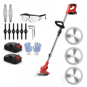 Carter Protettivo Per Decespugliatore - Universale, Per Filo Nylon, Con Lama Tagliafilo, Nero