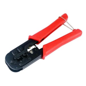Pinza Crimpatrice RJ45 Passante Per Connettori RJ45/RJ12/RJ11, Per Cavi CAT5E, CAT6, CAT7, Con Lame Di Precisione