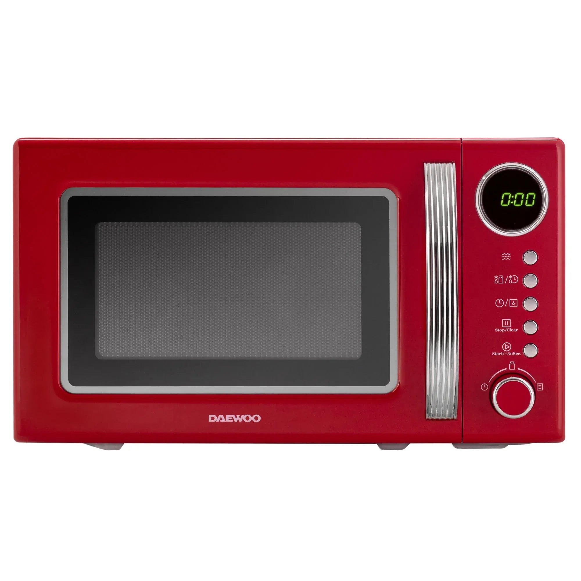 Cuptor Microunde Daewoo KOR-6S2BR-1 | 20L, 700W, 8 Programe, Rosu