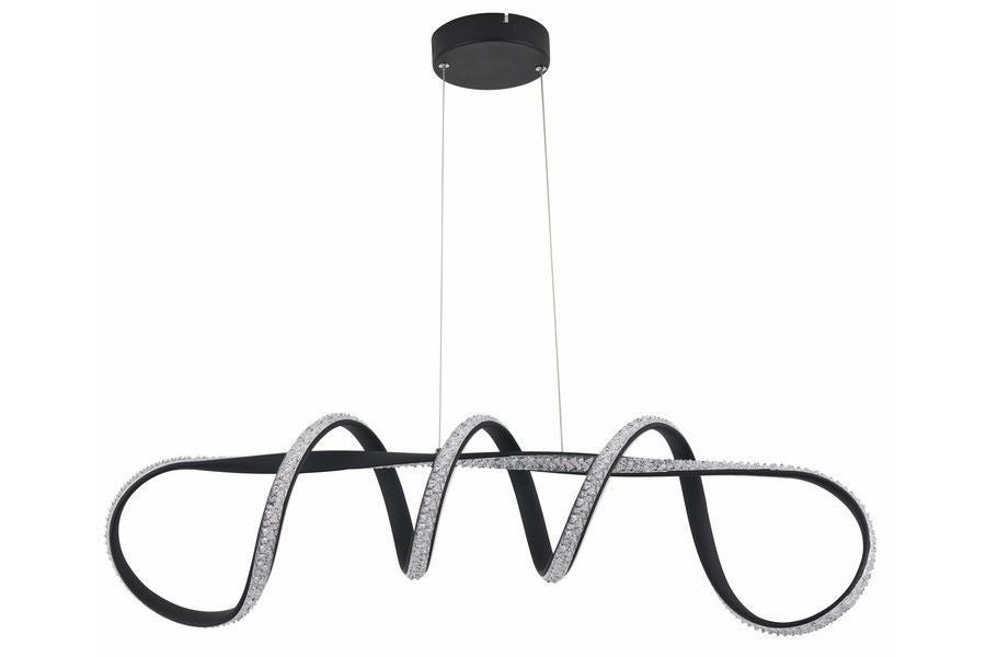 Lampa wisząca Vesper LED 40W Odcienie bieli 3200lm czarna wym: 120 x 92 x 20 cm Reality