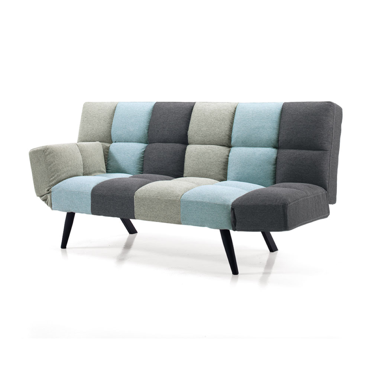 Canapé-lit Elisir 180 cm avec revêtement en tissu patchwork | Leroy Merlin