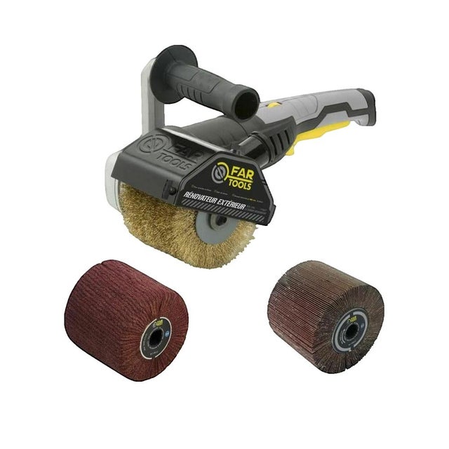 FARTOOLS - Rénovateur REX120C - Spécial bois et métal - Surfaces planes