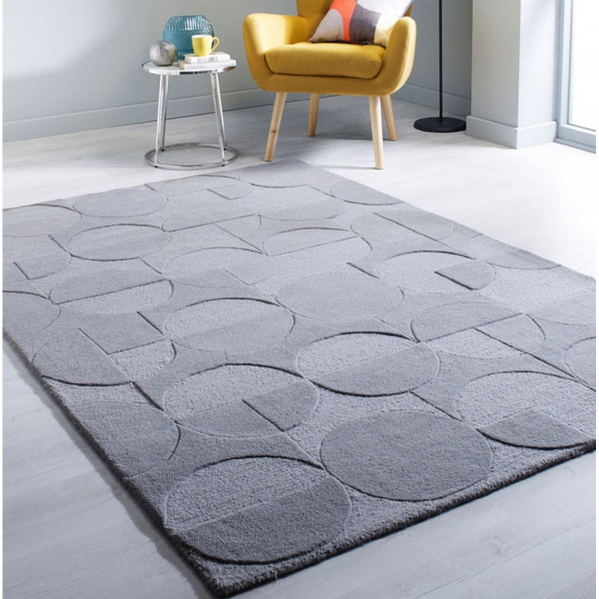 Tapis de salon laine tufté main DIDI 200x290 cm - 2