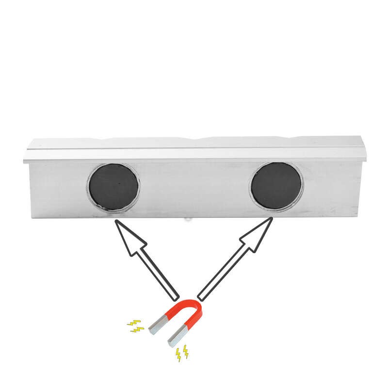 Set falci prismatice magnetice pentru menghine PB 125 Dema 19974, 125 mm