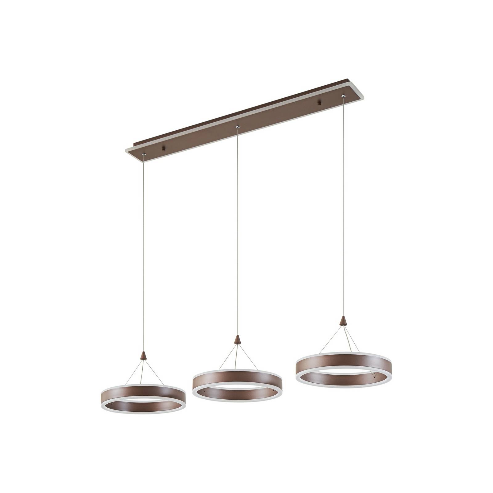 Lucande Lampada LED A Sospensione Nivara, 117 Cm, Oro, Metallo