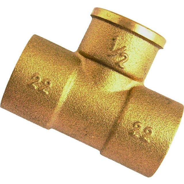 Té laiton femelle 130 GCU - 1/2'' - 12 mm - DUMONT