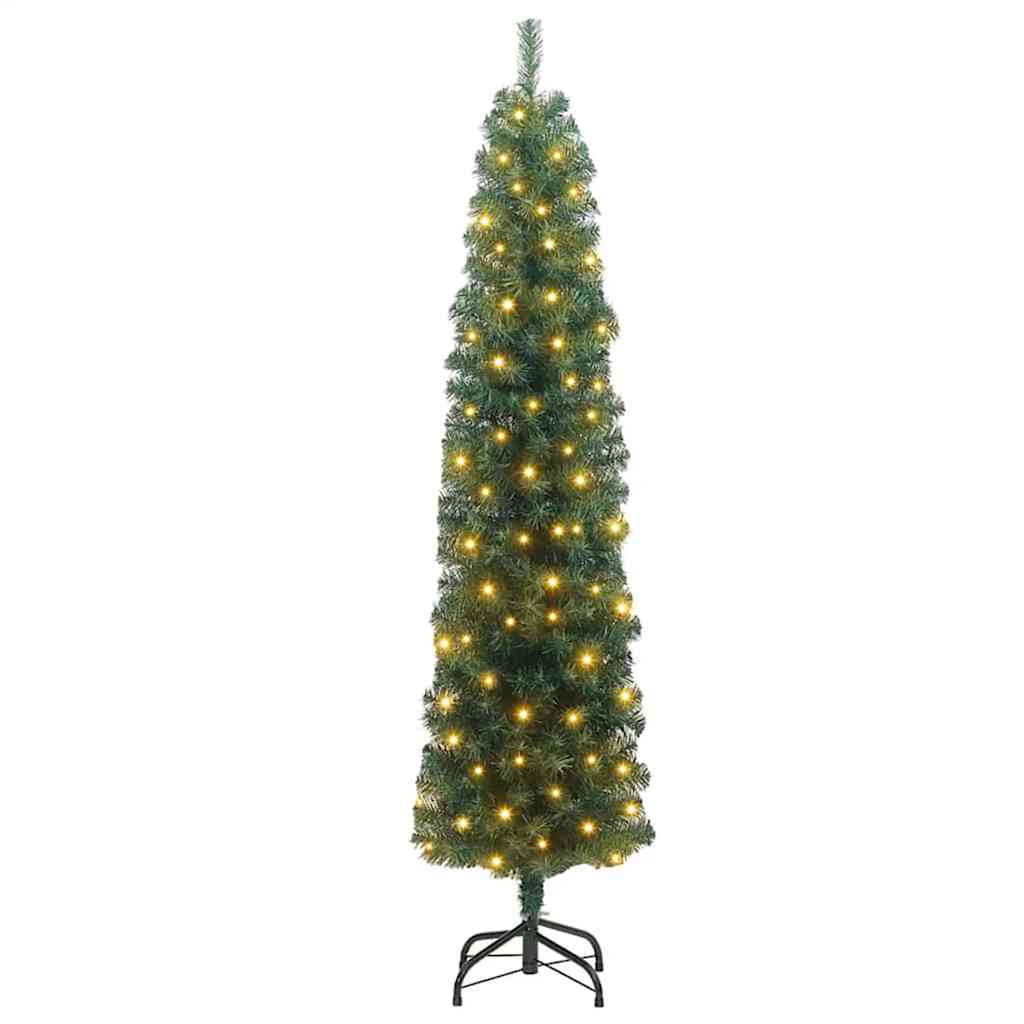 KADAX Pin Diamant Sur Tronc – Sapin De Noël Artificiel PVC 70 Cm, 20 Branches, 8 Couronnes, Support Plastique Stable