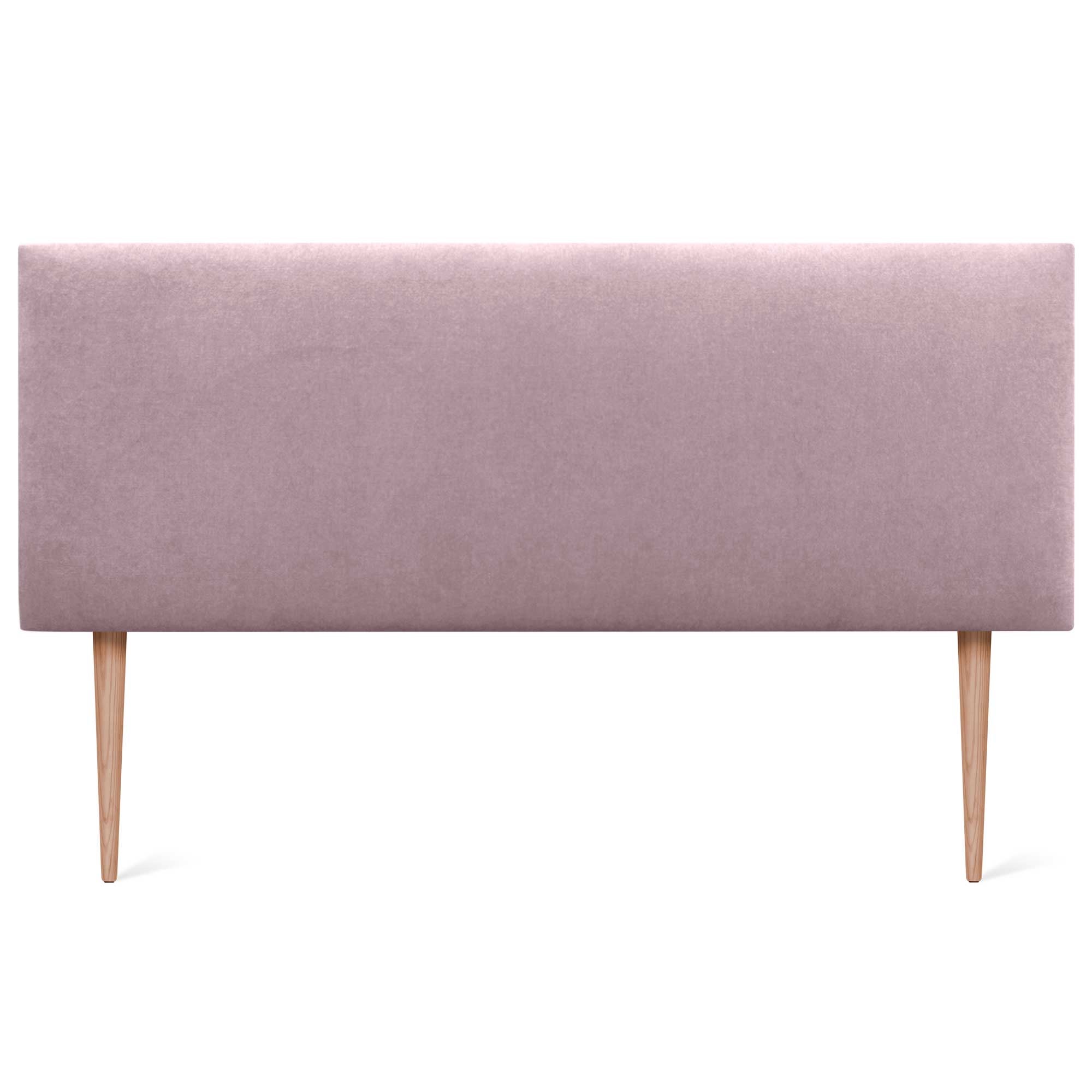 DHOME Cabecero de Tela AQUALINE Liso y con Patas cabeceros Cabezal tapizado Cama Lujo (Tela Rosa, 135cm (Camas 120/135/140)) - 3