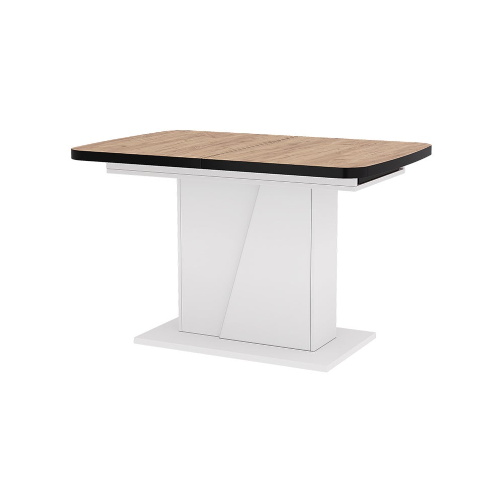 Vicco Stół jadalny Fenaro, Gold power dąb/biały, 120 x 80 cm rozszerzalny