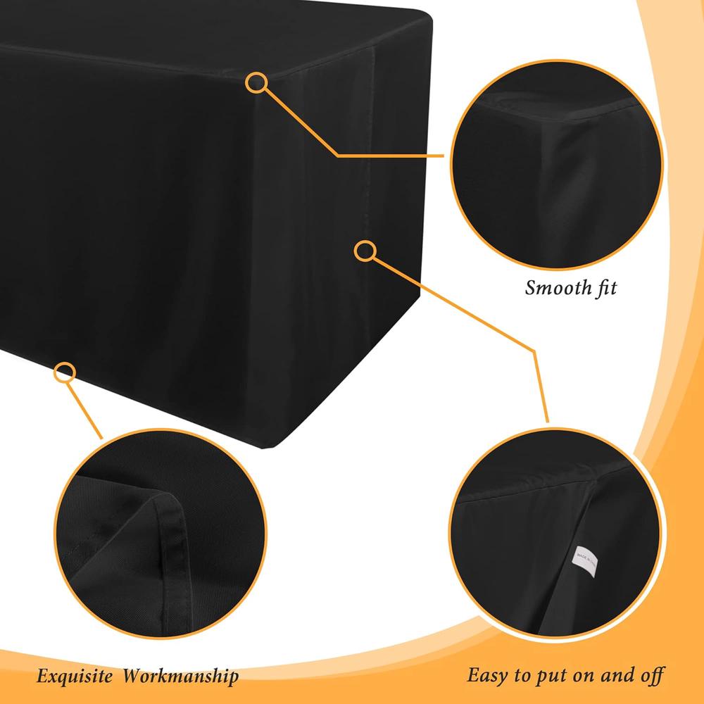Housse de meubles de patio, imperméable et lourde, housses de canapé, 180 cm L X 110 W X 70 H - 4