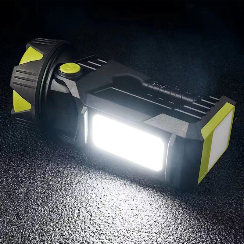 Akumulatorowa latarka LED, superjasna z 8 trybami, przenośna latarka, latarka kempingowa - 6