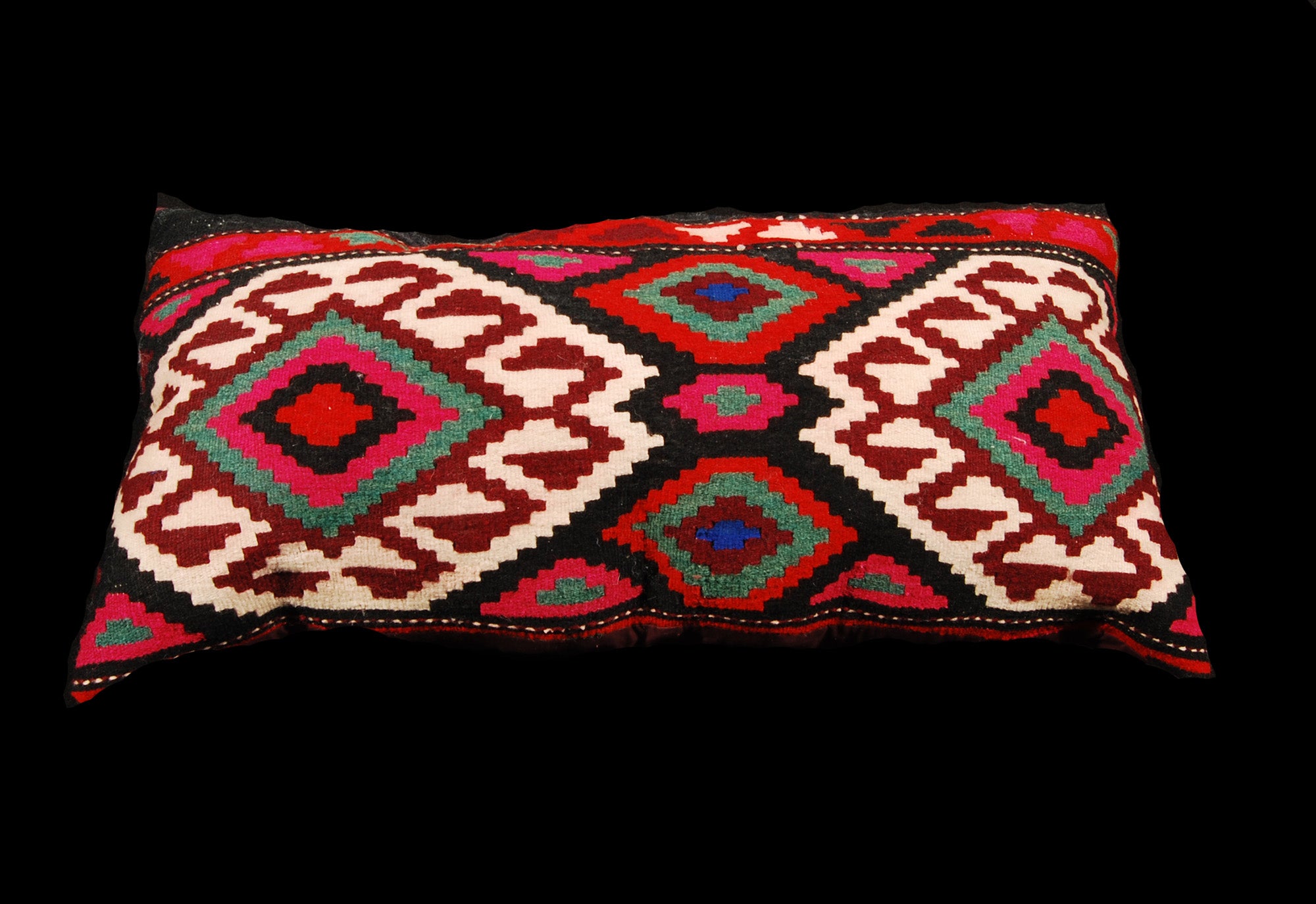 Oryginalny, ręcznie wykonany rustykalny Kilim / Cicim 92x44 CM