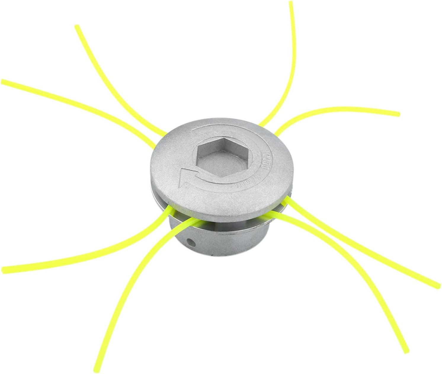 Uniwersalna Głowica Żyłkowa, Głowica Żyłkowa 4-żyłowa, Aluminiowa Głowica do Kosy Akcesorium do Kosy 72 x 44,5 mm