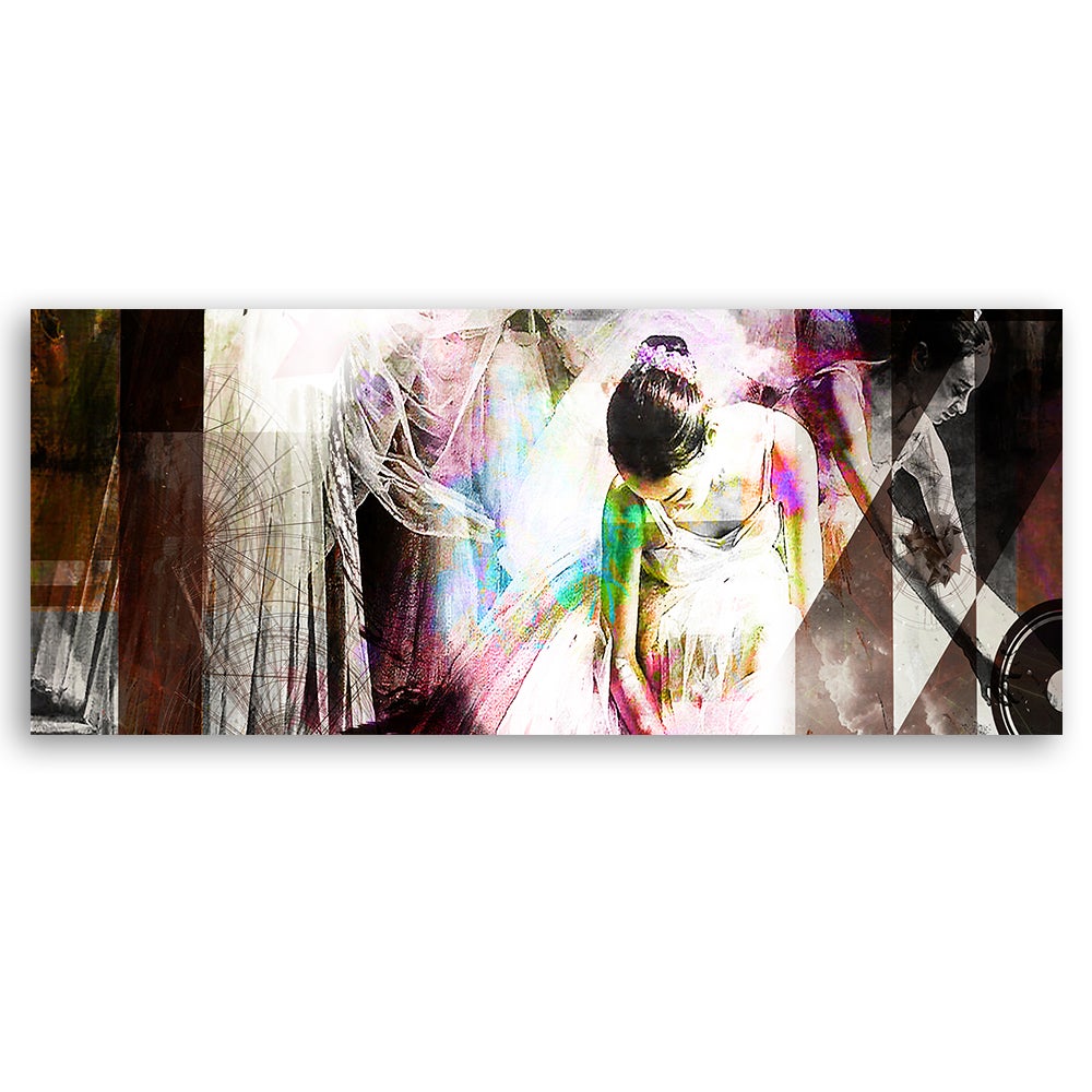 Obraz na płótnie, Tańcząca baletnica 120x40