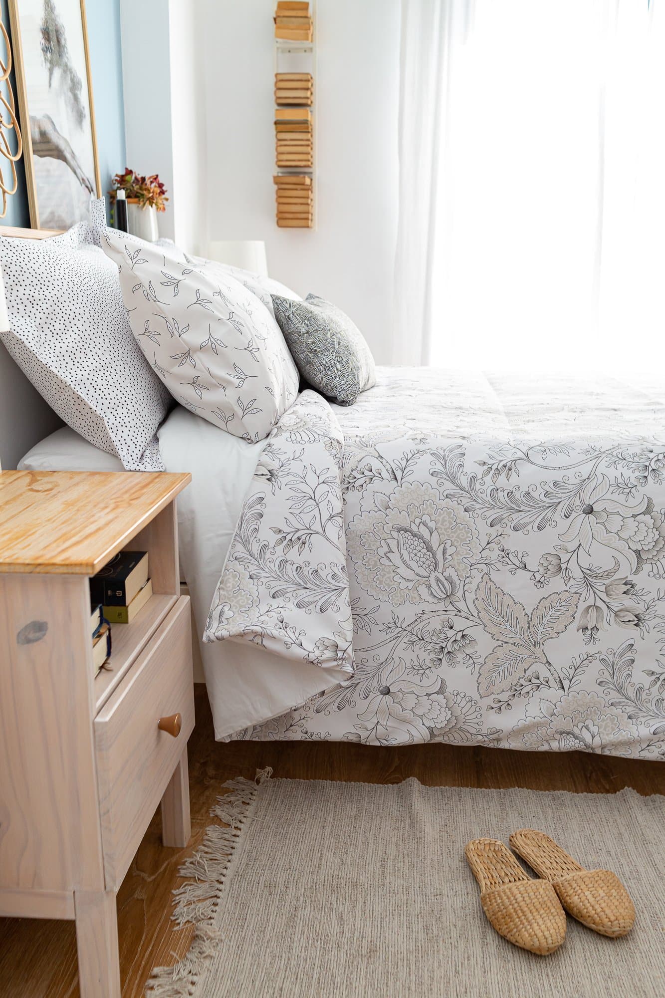 Capa de edredão Paisley Cama200 (290X270) Branco - 7