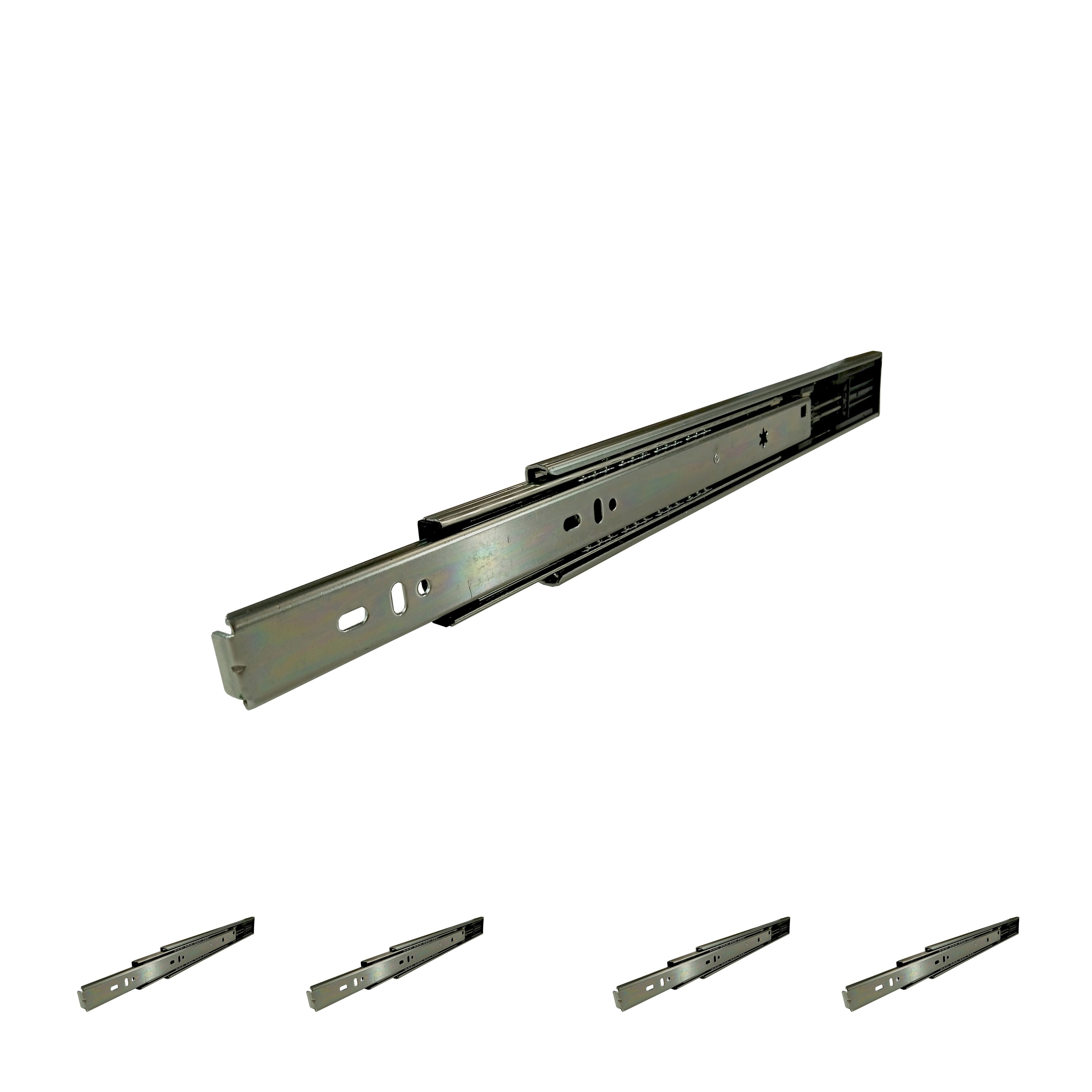 AOLISHENG Guias Correderas Para Cajones 500mm Rieles Para Cajones