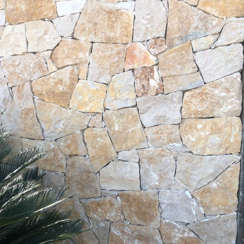 Parement Pierre Naturelle Cahors Mix - Couche de 1m² - 2