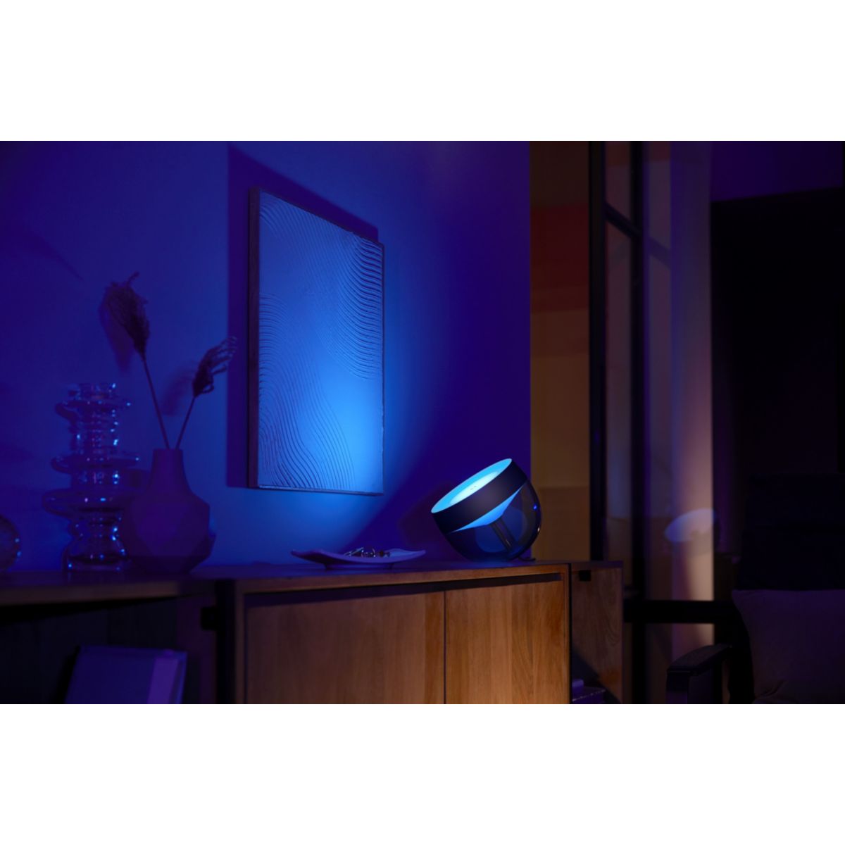 Lampe connectée PHILIPS HUE W&C Iris Noir - 6