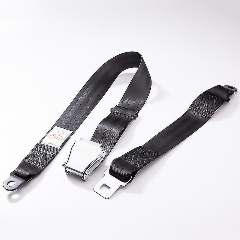 Aircraft Aviation Ceinture de sécurité réglable à deux points Câble de sécurité Ceinture de sécurité de voiture à deux points - 2