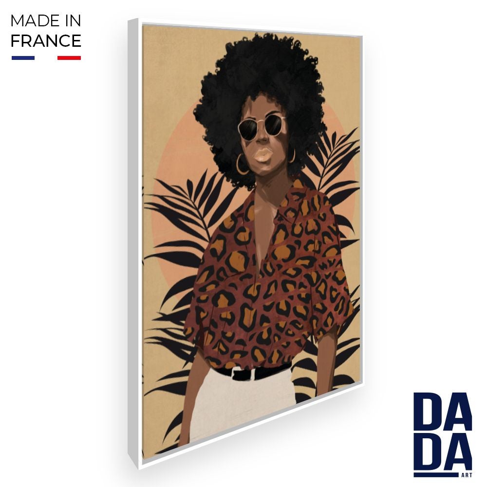 Tableau Toile murale encadrée imprimée Cuba 60 x 90 cm - Atmosphera