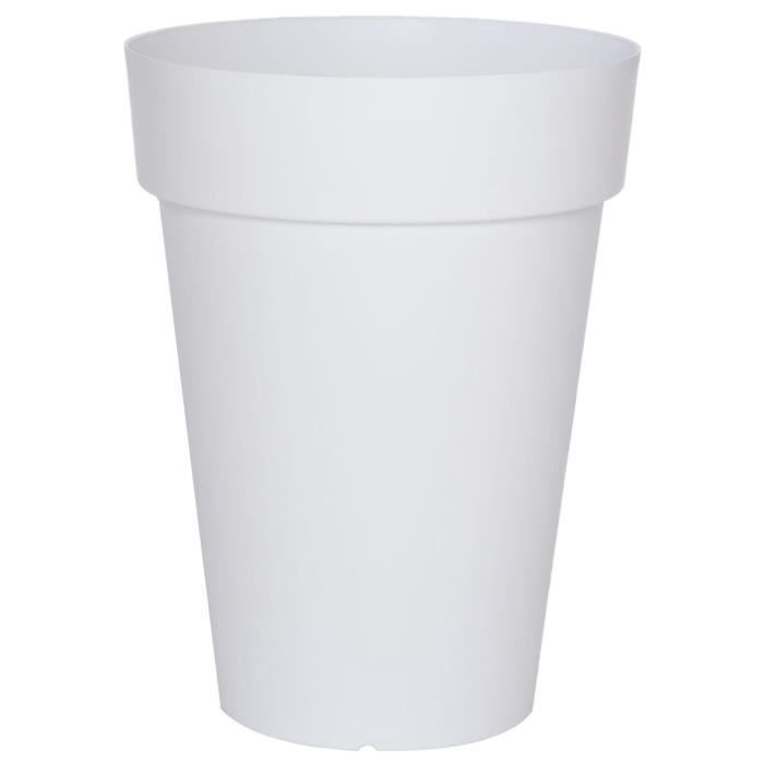 Pot Soleilla haut - 66 cm - Blanc - Riviera - 4