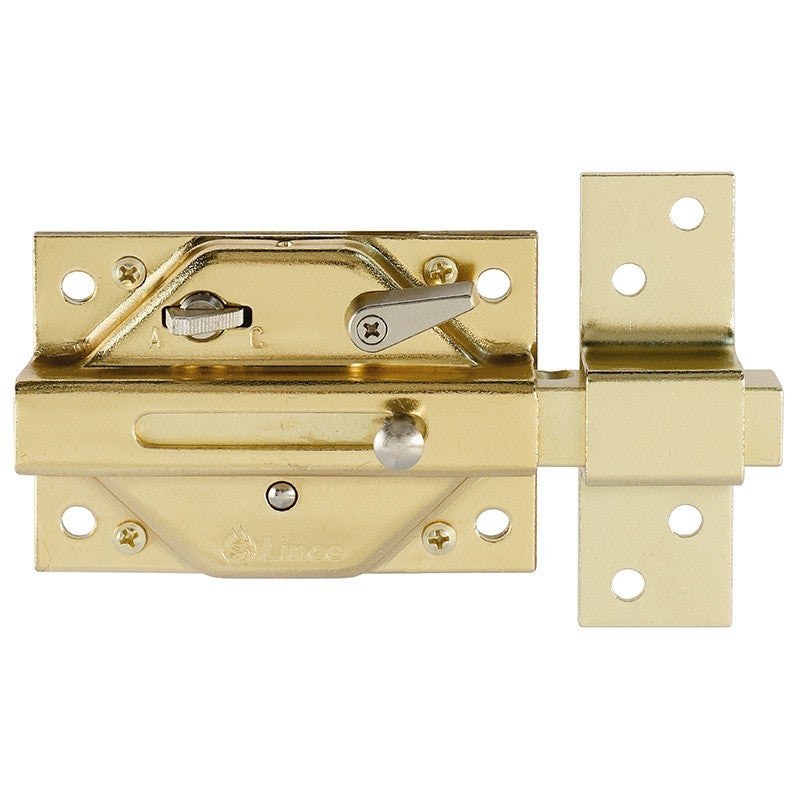 Lince Cerrojo 3930 Cuero Llave/Boton 105 , Leroy Merlin