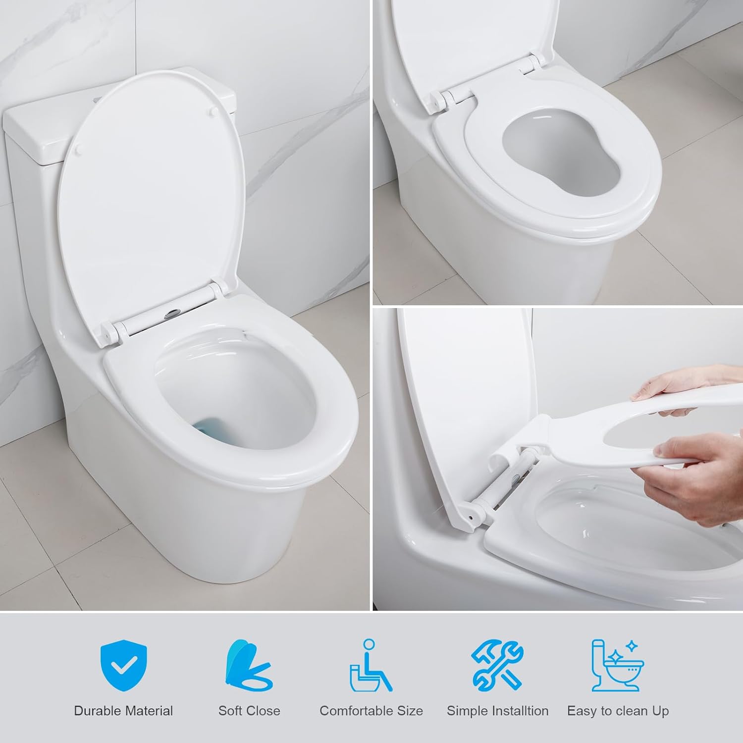 Asiento De Inodoro, Tapa Reductora Para Lavabo Para Niños Y Adultos