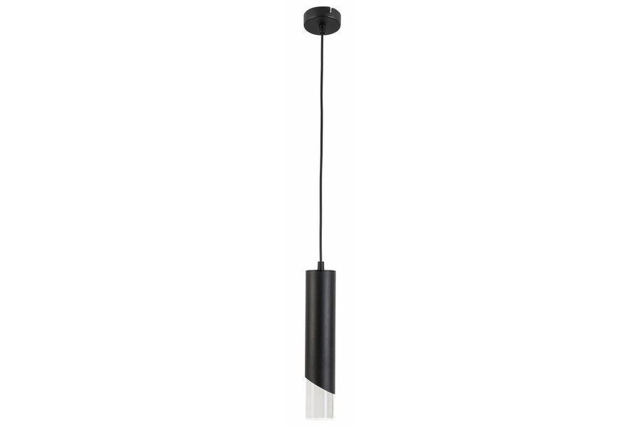 Lampa wisząca Hardin czarna 1xE27x40W tuba wym: 120 x 6 x 6 cm akryl Reality