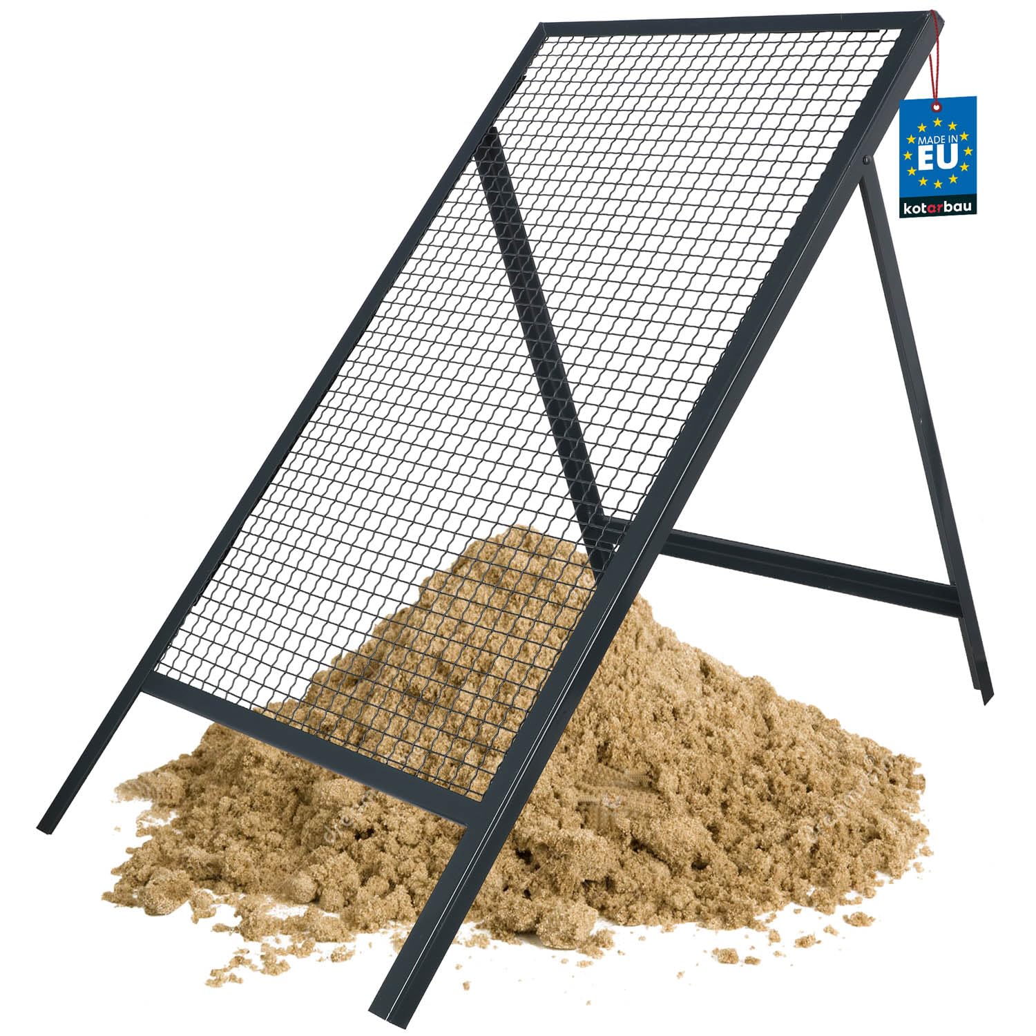 Tamis De Chantier En Acier 60 X 120 Cm Tamis Mortier Mailles 20 X tamis-de-chantier-en-acier-60-x-120-cm-tamis-mortier-mailles-20-x