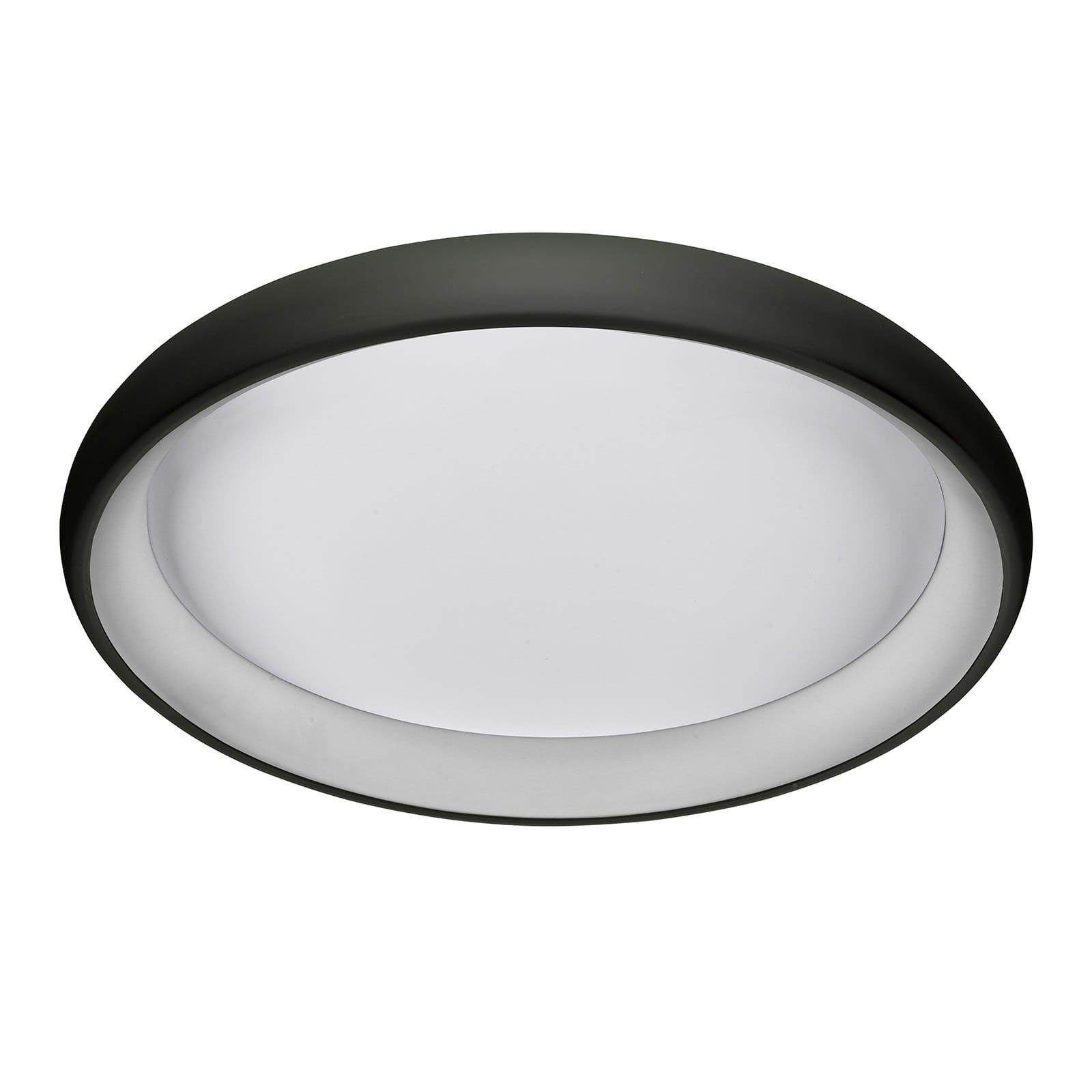 Plafon Alessia okrągły czarno-biały LED 50W 3000K 2750lm wym: 8,5 x 61 cm IP20 akryl Italux