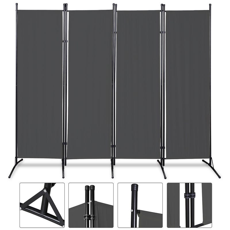 Biombo plegable 360° Separador de ambientes plegable Pared española ...