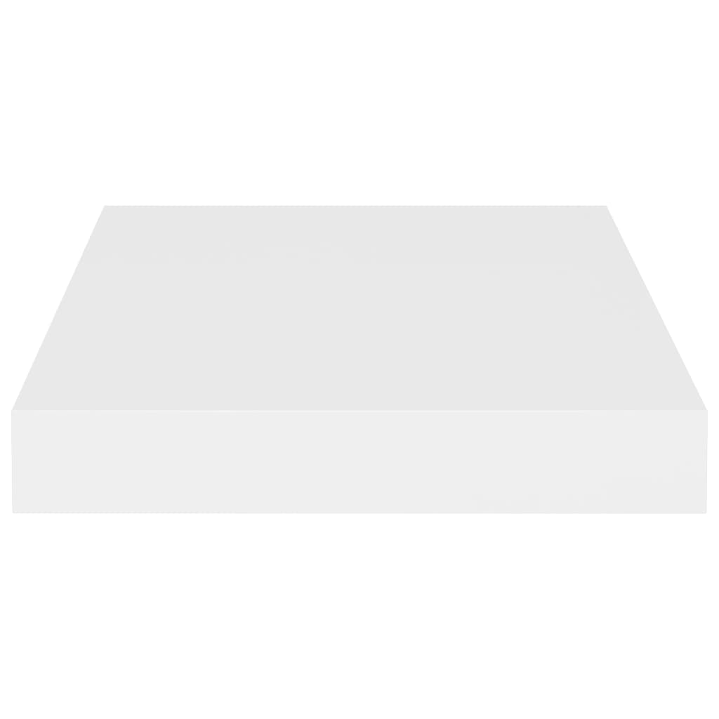 étagères murales flottantes 4 pcs blanc 23x23,5x3,8 cm MDF - 6