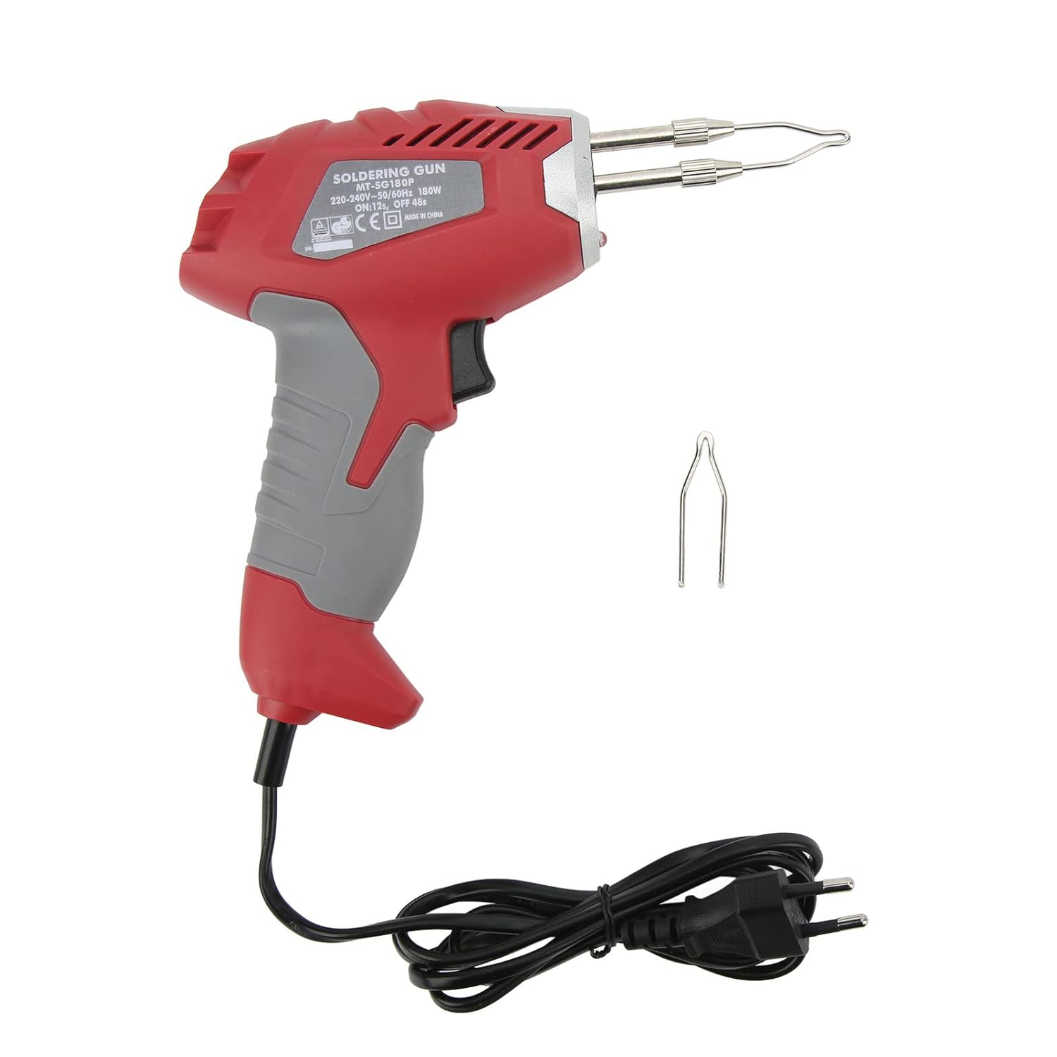 Zestaw lutownicy 180 W 200℃ z regulowaną temperaturą do tworzenia biżuterii, projektów DIY i napraw płytek drukowanych, wtyczka EU 220-240 V