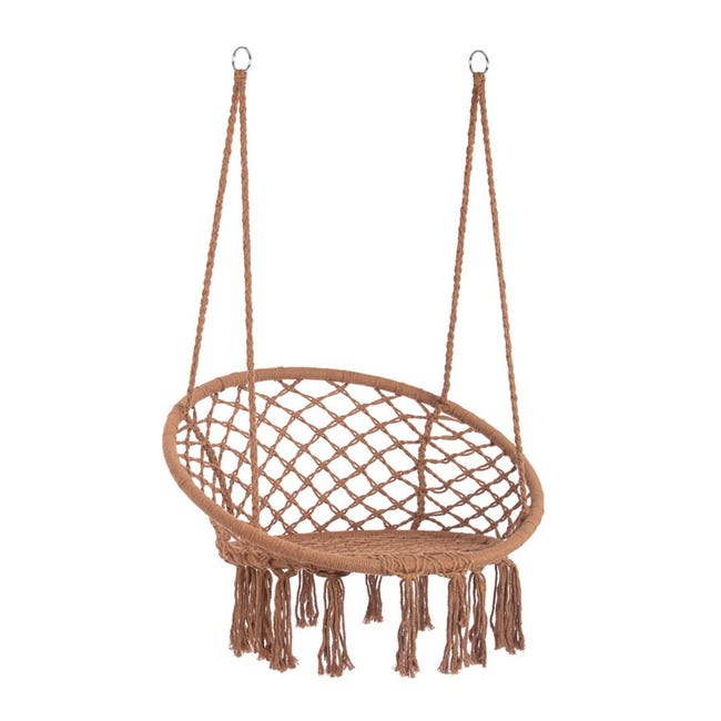 Amaca Pensile da Giardino Poltrona Sospesa a Dondolo in Corda Bang