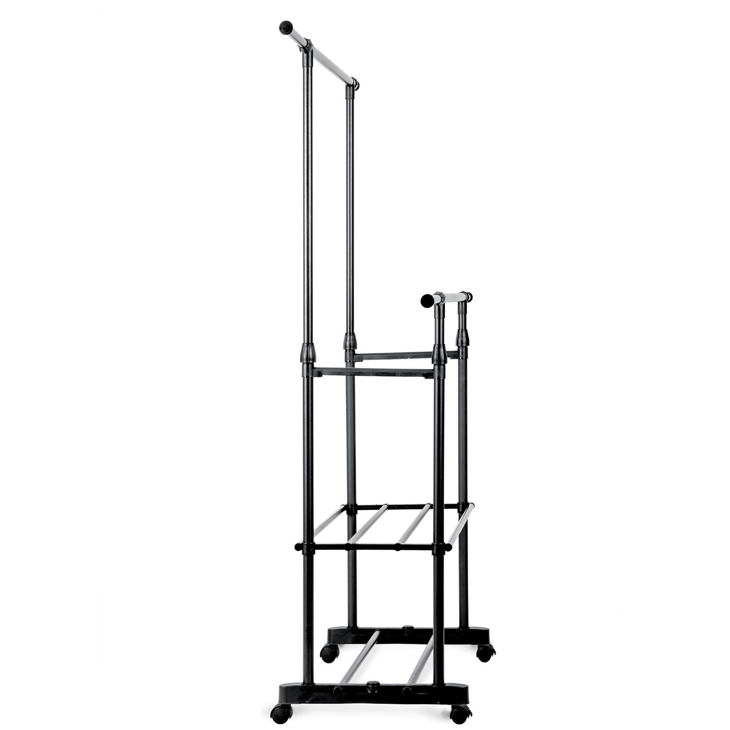 Cintre sur Pied Massido 686200 Noir avec Roues - 4