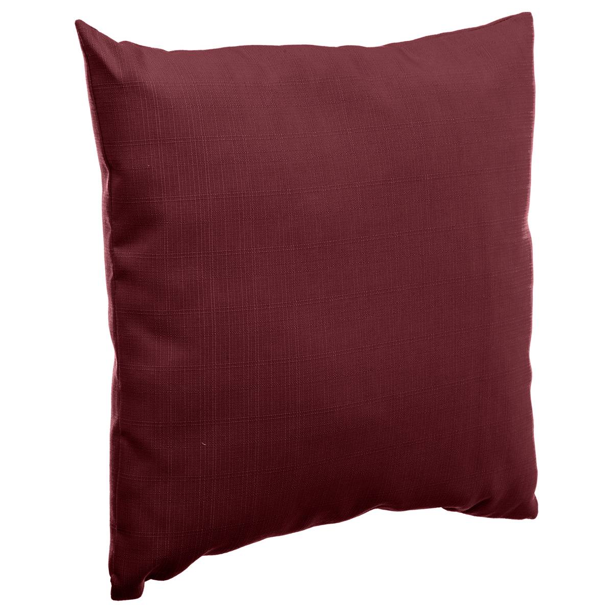 Hespéride - Cuscino da esterno in poliestere bordeaux Korai 40x40cm