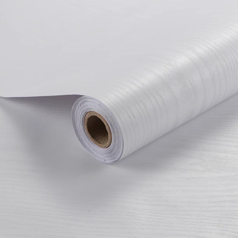 Samoprzylepne okleiny biurowe do renowacji mebli, wysokiej jakości samoprzylepna tapeta z teksturą drewna, fornir do szafek 44,5 cm * 2,5 m