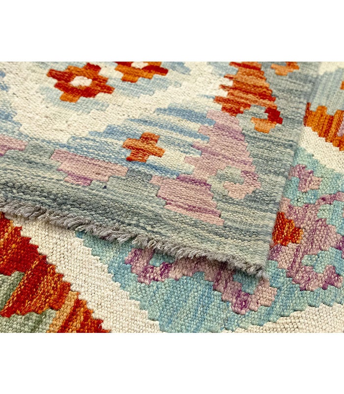 Hamid - Tapis KILIM HERAT design géométrique 292x197cm - 5