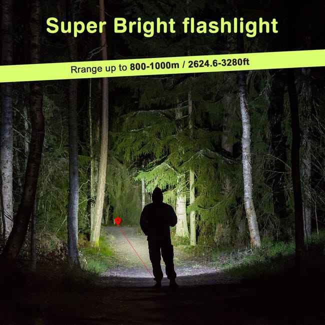 Walther EFC1 Torcia 400 Lumen - Compatta Con 4 Livelli Luce, Stroboscopio E IPX8 - Foto 4